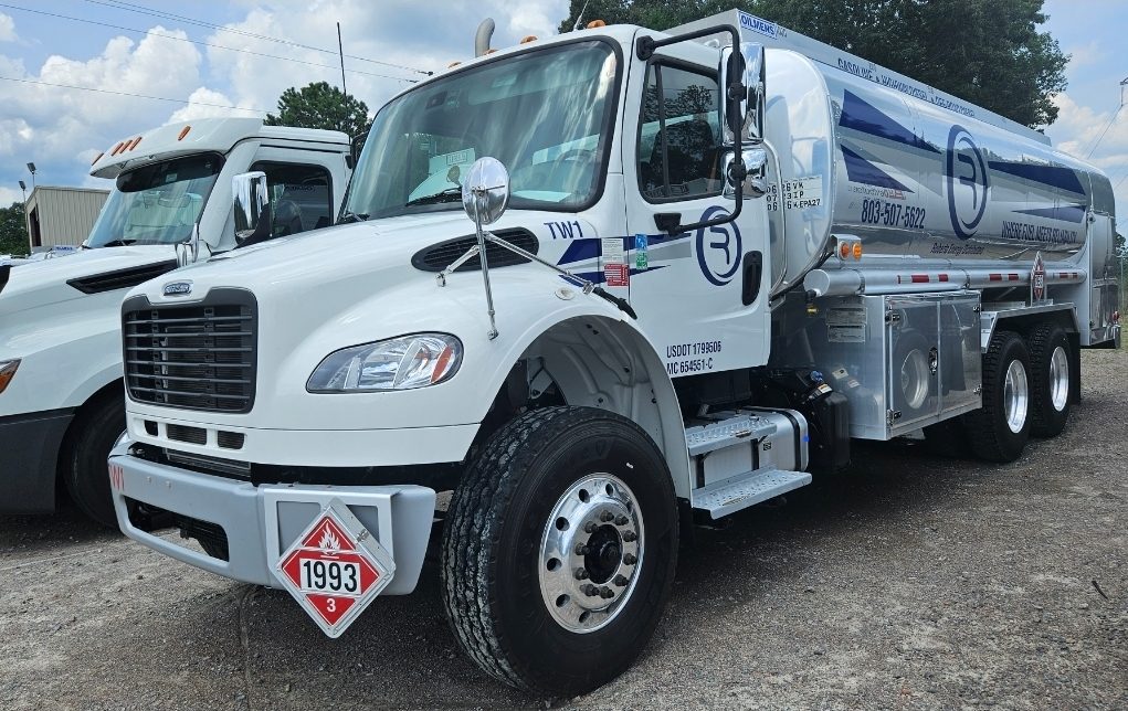 Roberts Energy fuel delivery truck joining J.H. Seale & Son
